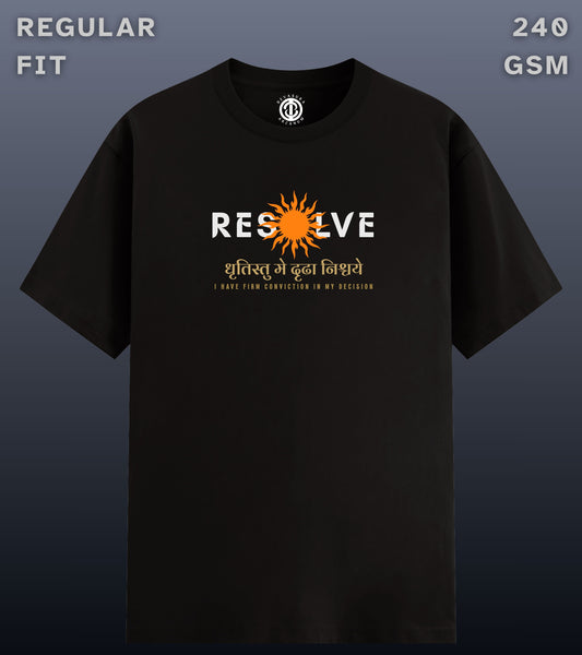 Resolve - Regular Fit Dark T-shirt