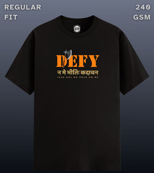 Defy - Regular Fit Dark T-shirt