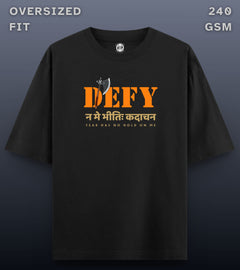 Defy - Oversized Dark T-shirt
