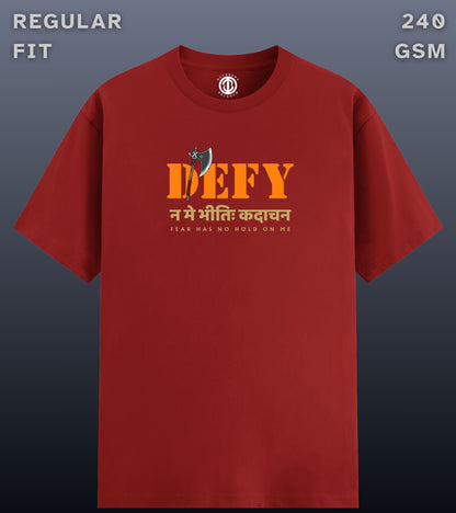 Defy - Regular Fit Dark T-shirt