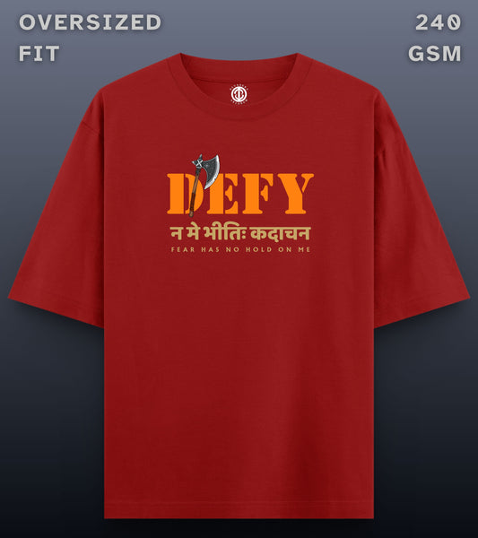 Defy - Oversized Dark T-shirt