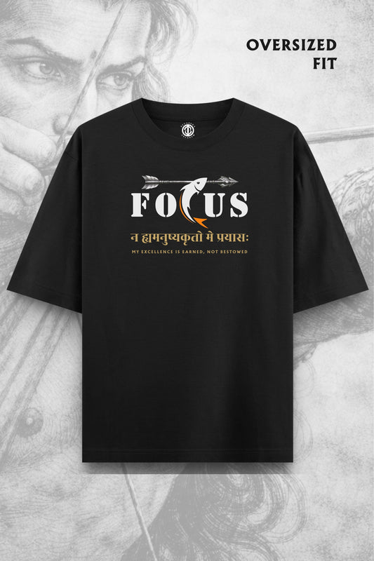 Focus [Dark] - Oversized T-shirt