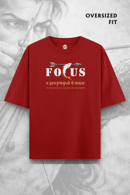 Focus [Dark] - Oversized T-shirt