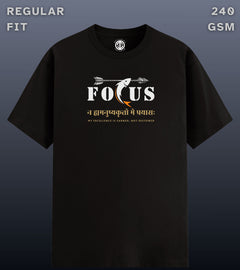 Focus - Regular Fit Dark T-shirt