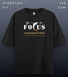 Focus - Oversized Dark T-shirt
