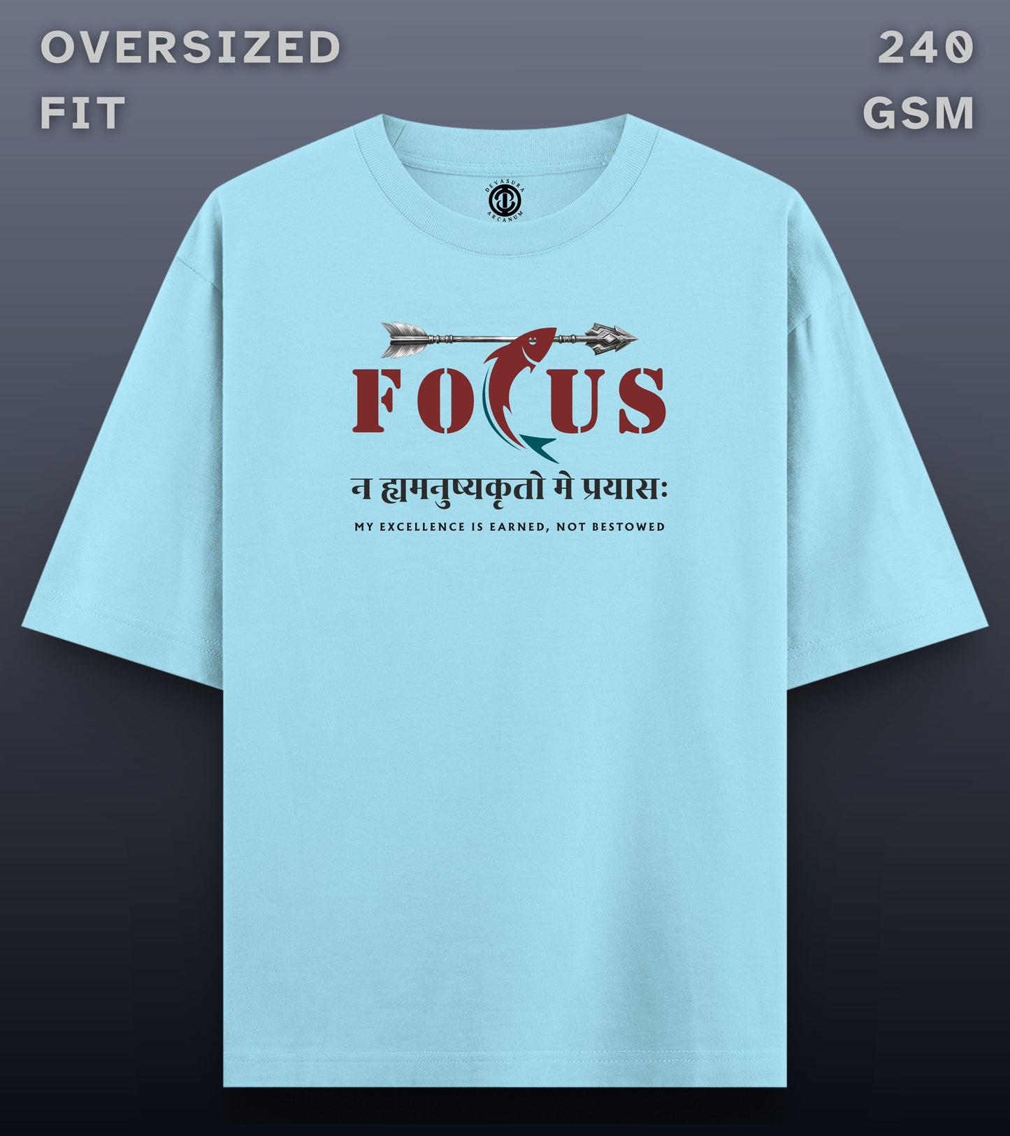 Focus - Oversized Light T-shirt