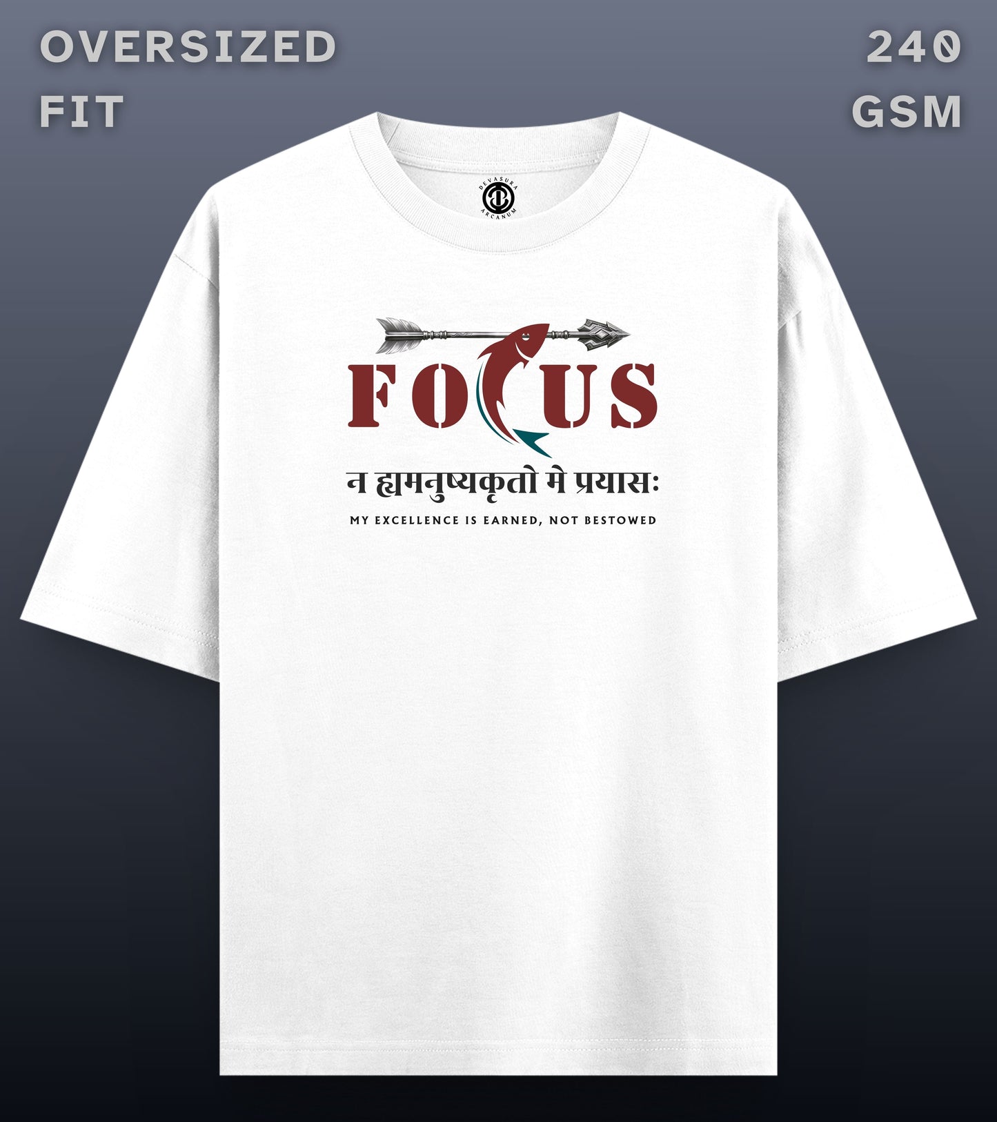 Focus - Oversized Light T-shirt