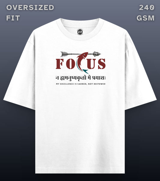 Focus - Oversized Light T-shirt
