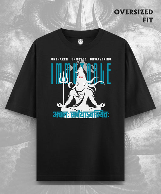 Immutable - Oversized Black T-shirt