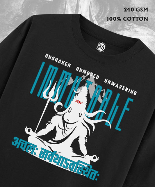 Immutable - Oversized Black T-shirt