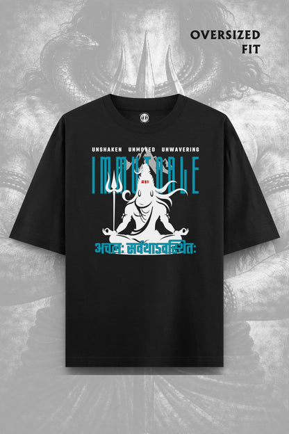 Immutable - Oversized Black T-shirt