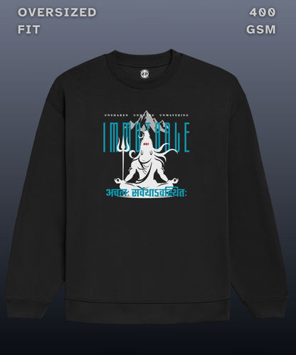 Immutable - Oversized Black Sweatshirt
