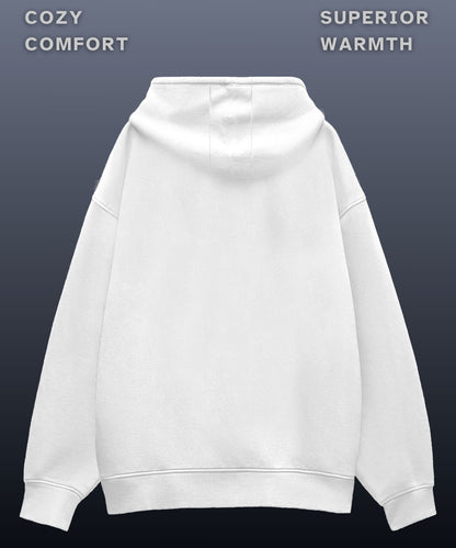 Immutable - Oversized White Hoodie