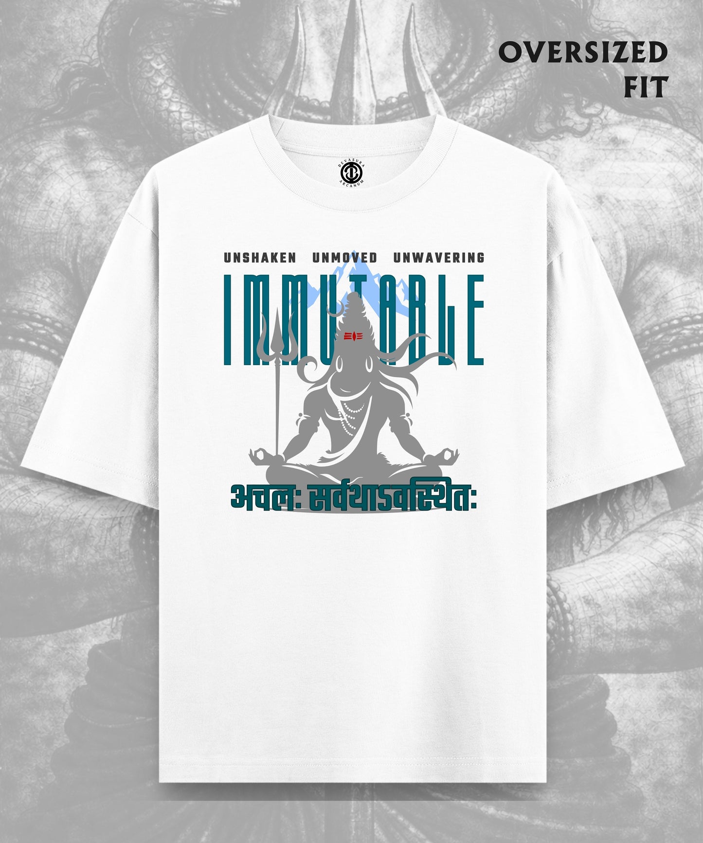 Immutable - Oversized White T-shirt