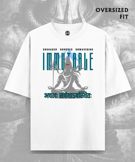 Immutable - Oversized White T-shirt