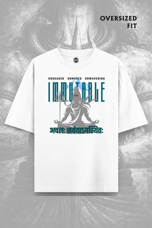 Immutable - Oversized White T-shirt