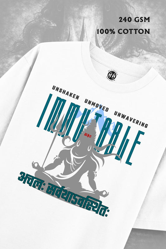 Immutable - Oversized White T-shirt