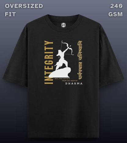 Integrity - Oversized Dark T-shirt