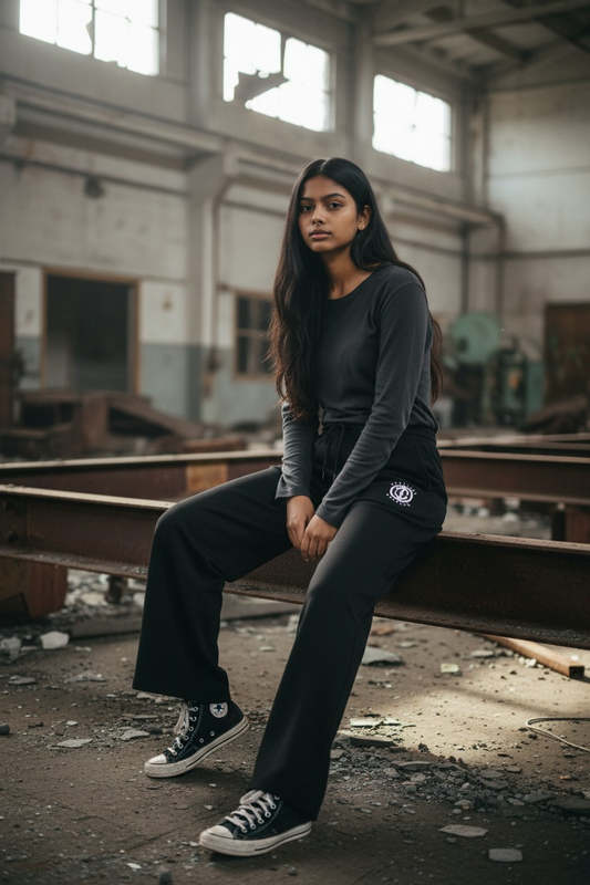 Arcanum Signature Black Korean Sweatpants