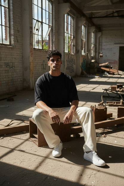 Arcanum Signature Off-White Korean Sweatpants