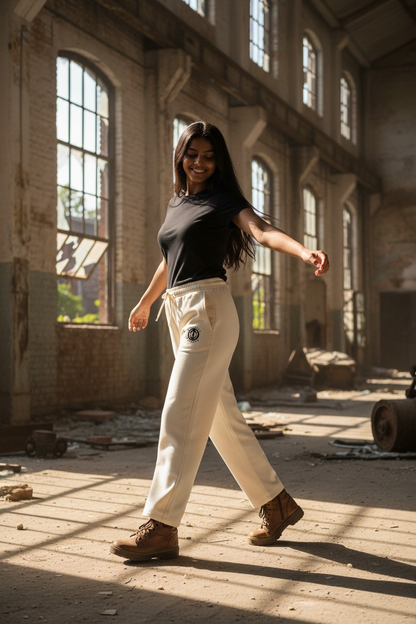 Arcanum Signature Off-White Korean Sweatpants