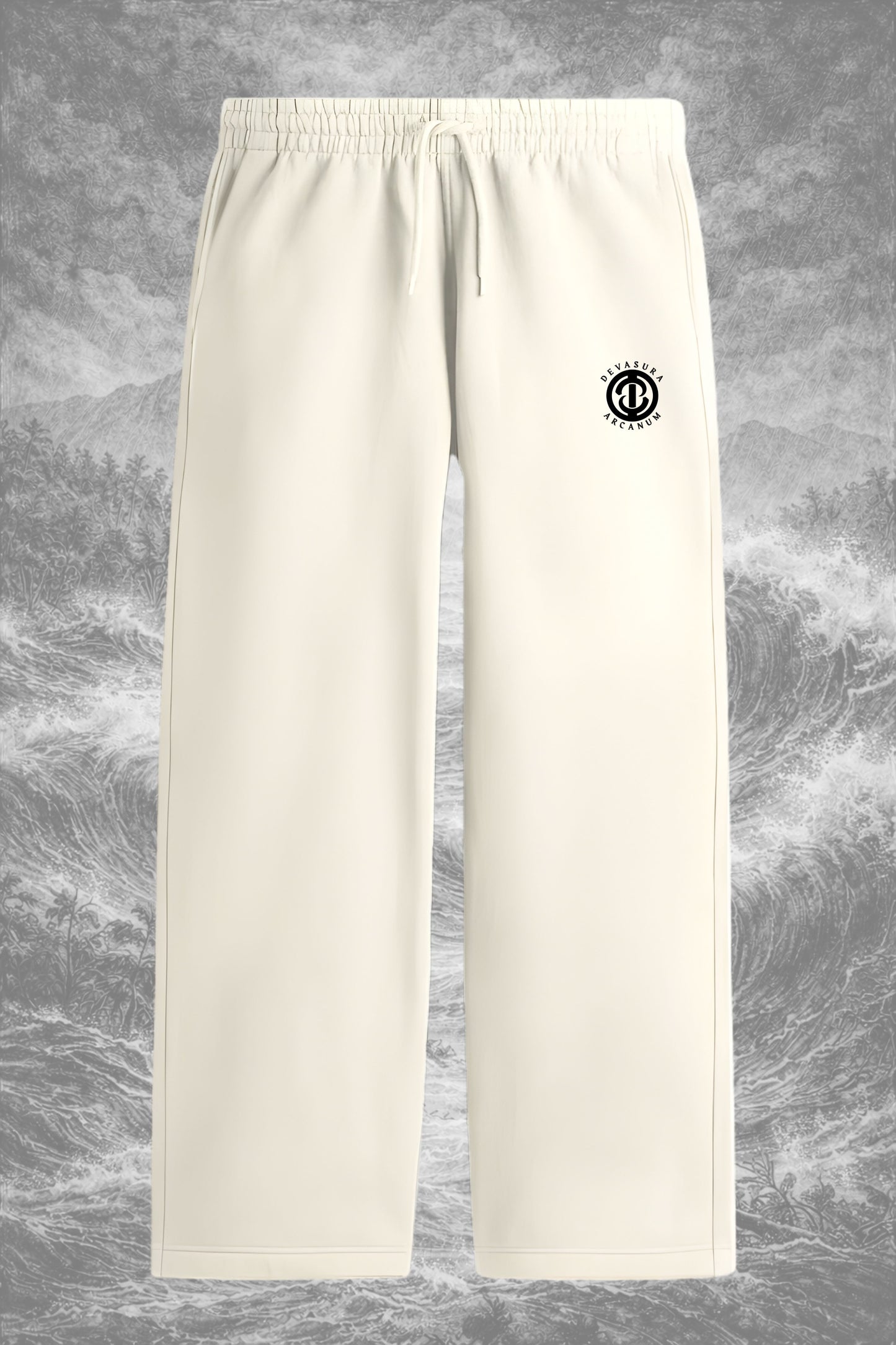 Arcanum Signature Off-White Korean Sweatpants