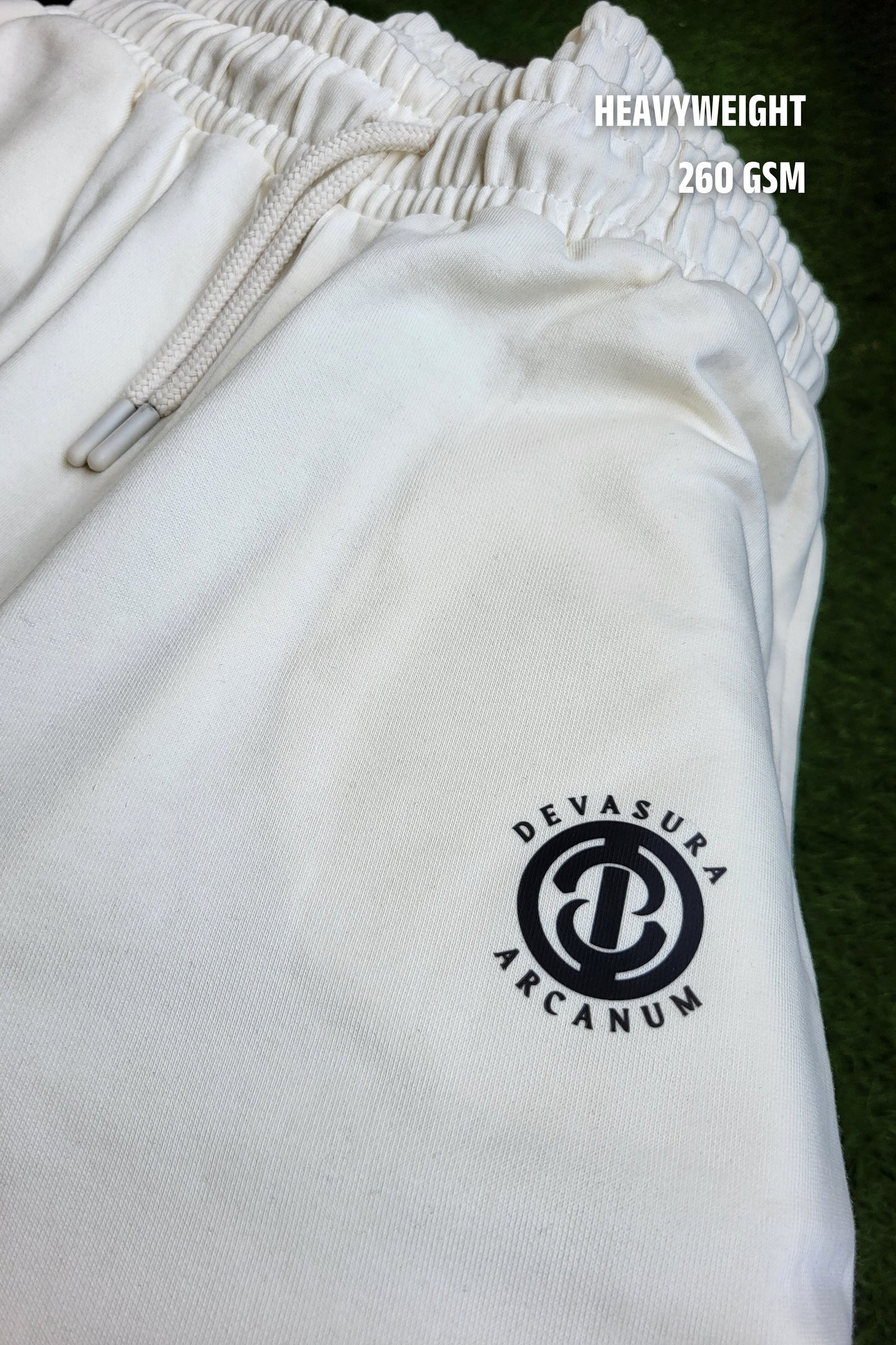 Arcanum Signature Off-White Korean Sweatpants