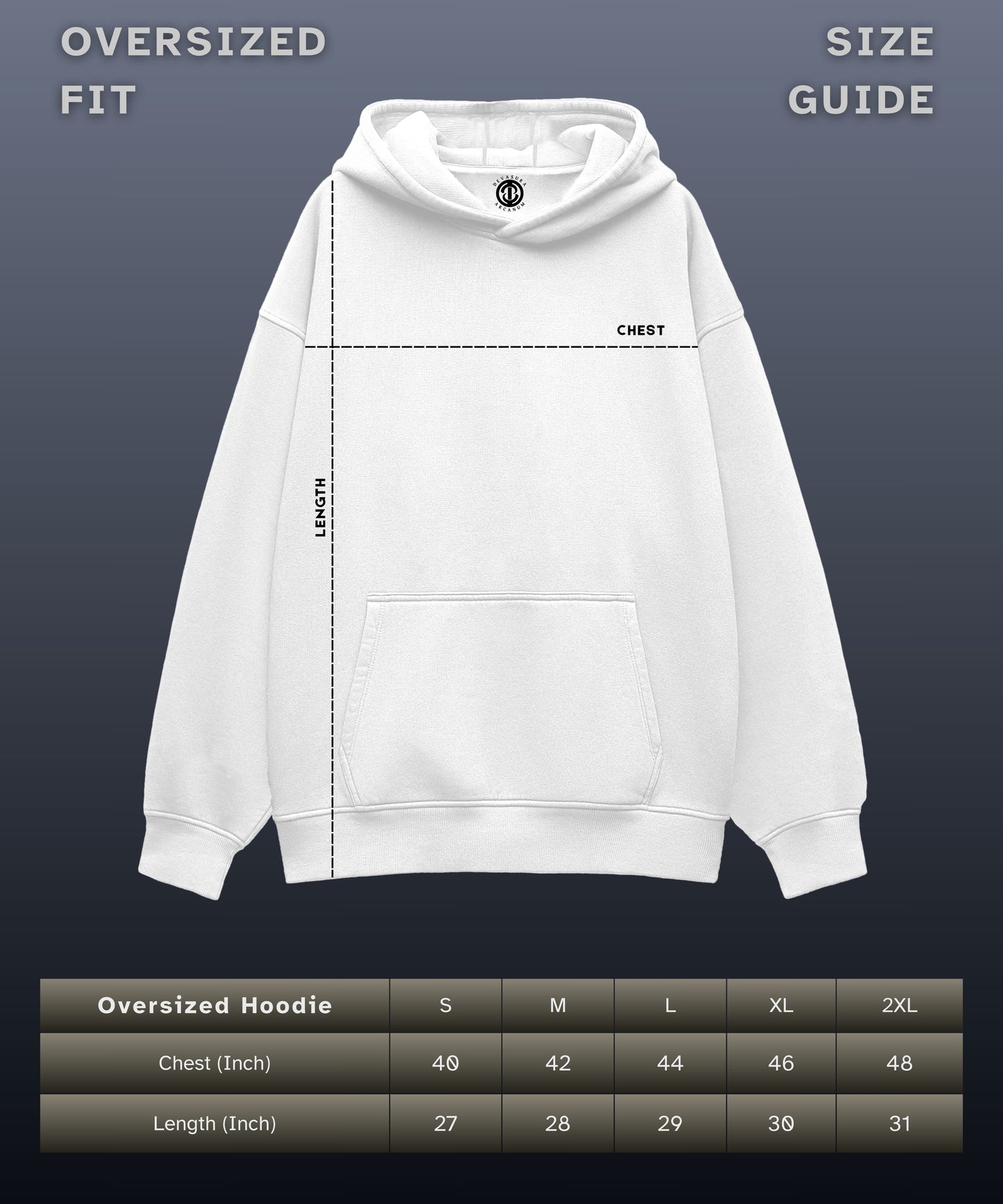 Immutable - Oversized Black Hoodie