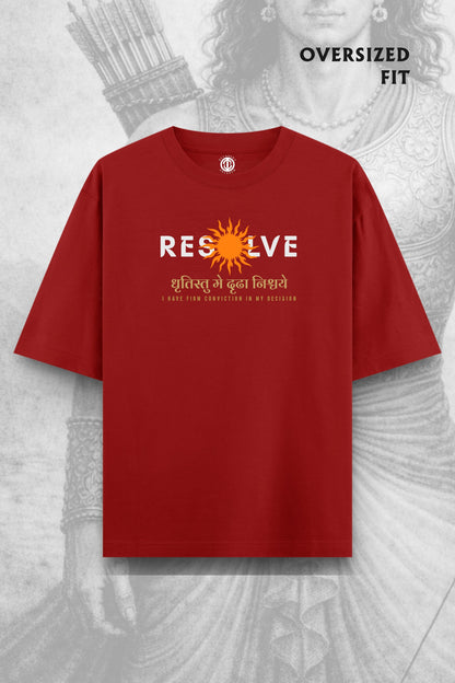 Resolve [Dark] - Oversized T-shirt