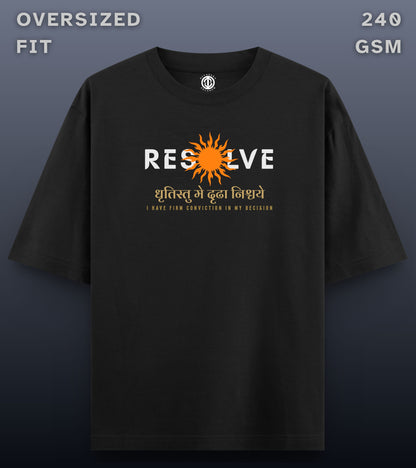 Resolve - Oversized Dark T-shirt
