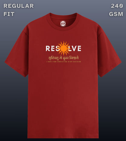 Resolve - Regular Fit Dark T-shirt