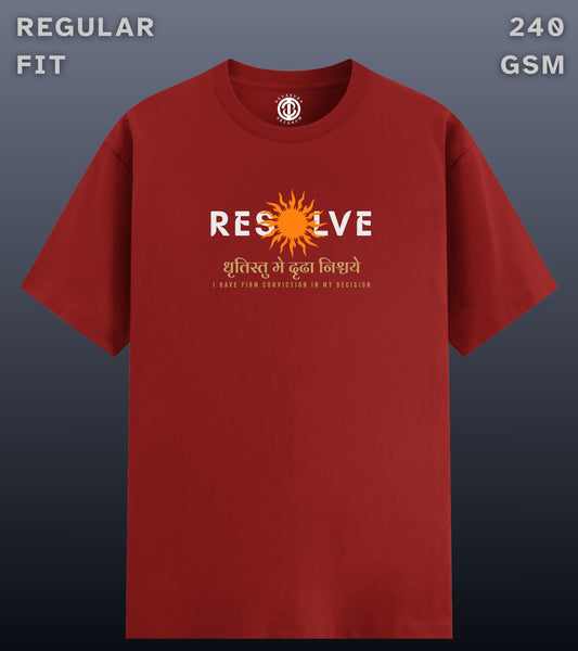 Resolve - Regular Fit Dark T-shirt