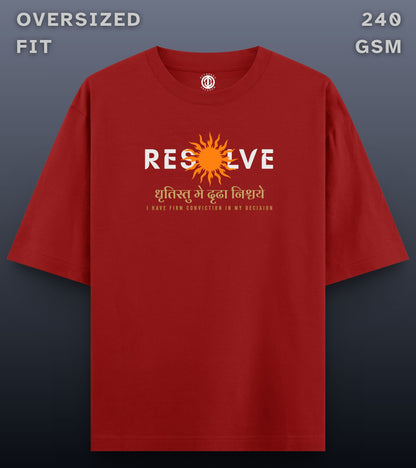 Resolve - Oversized Dark T-shirt