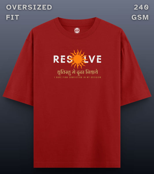 Resolve - Oversized Dark T-shirt
