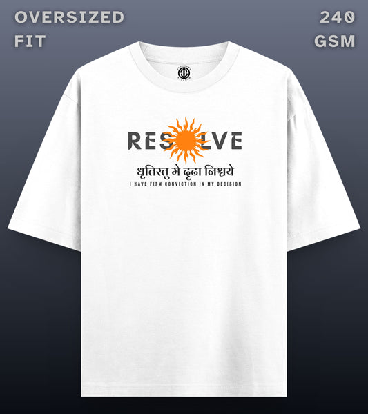 Resolve - Oversized Light T-shirt