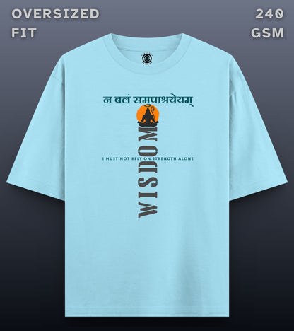 Wisdom - Oversized Light T-shirt