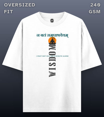 Wisdom - Oversized Light T-shirt